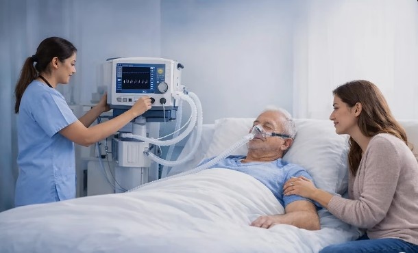 Ventilator at home in Delhi